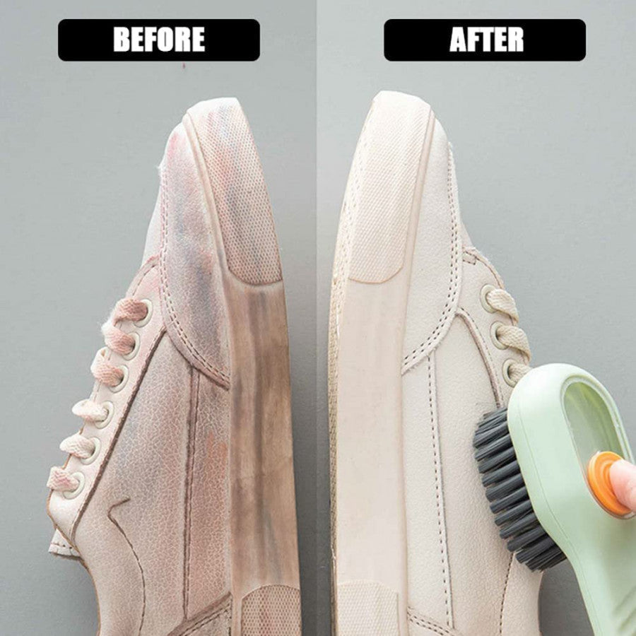 SHOES CLEANING SOAP DISPENSING CLEANING BRUSH