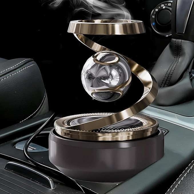 Rotating Solar Car Air Freshener