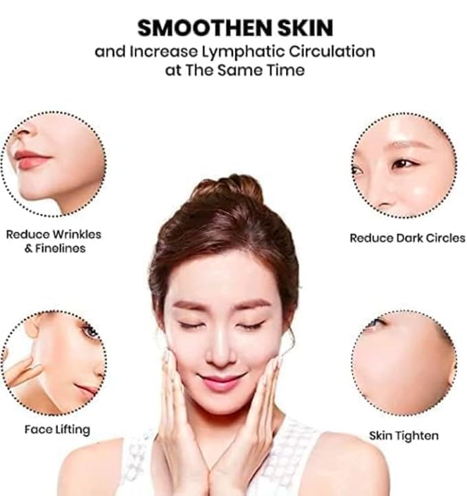 jade roller 2 marble flawless facial with stone and gua sha set