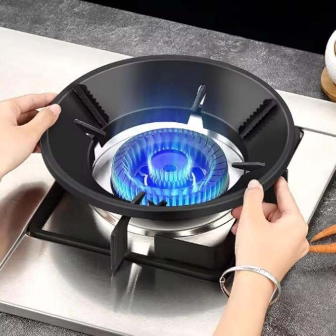 Gas Saver Burner Stand | Energy-Saving Gas Stove Support | Wind Shield Gas Saver