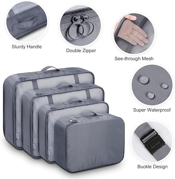 7pcs Travel Waterproof Storage Bag