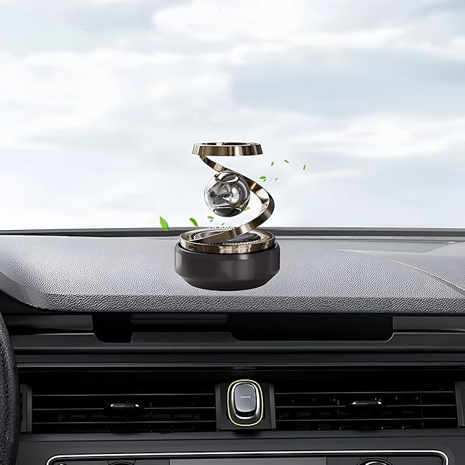 Rotating Solar Car Air Freshener