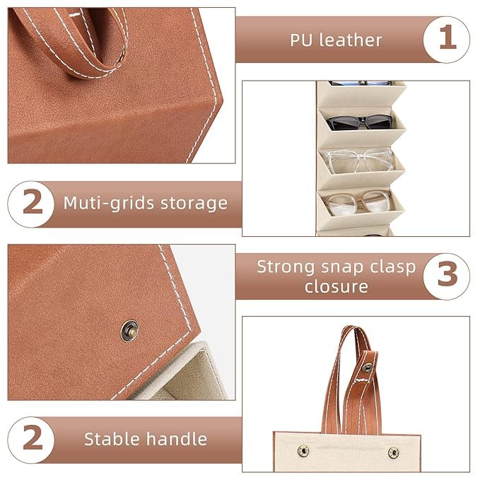 6 SLOT SUNGLASSES ORGANIZER