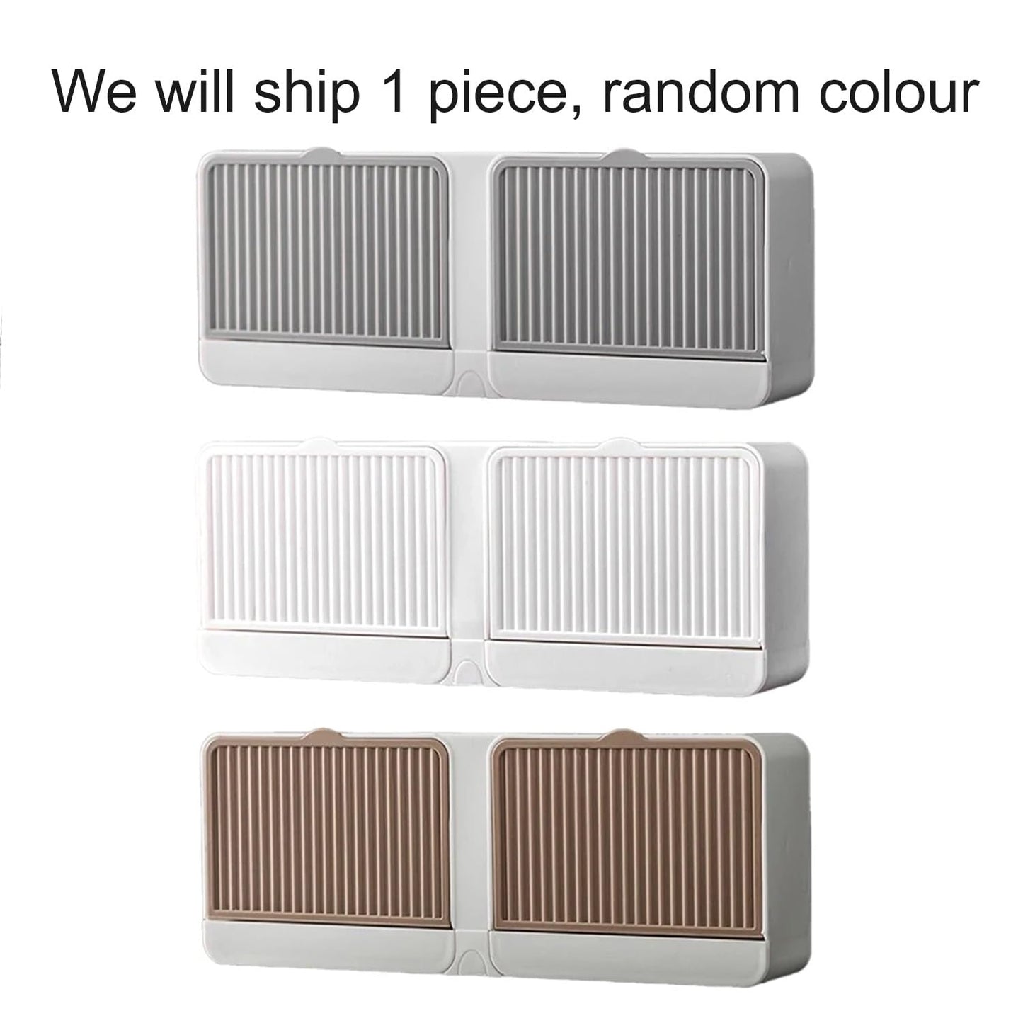 WALL MOUNTED DOUBLE LAYER SOAP BOX