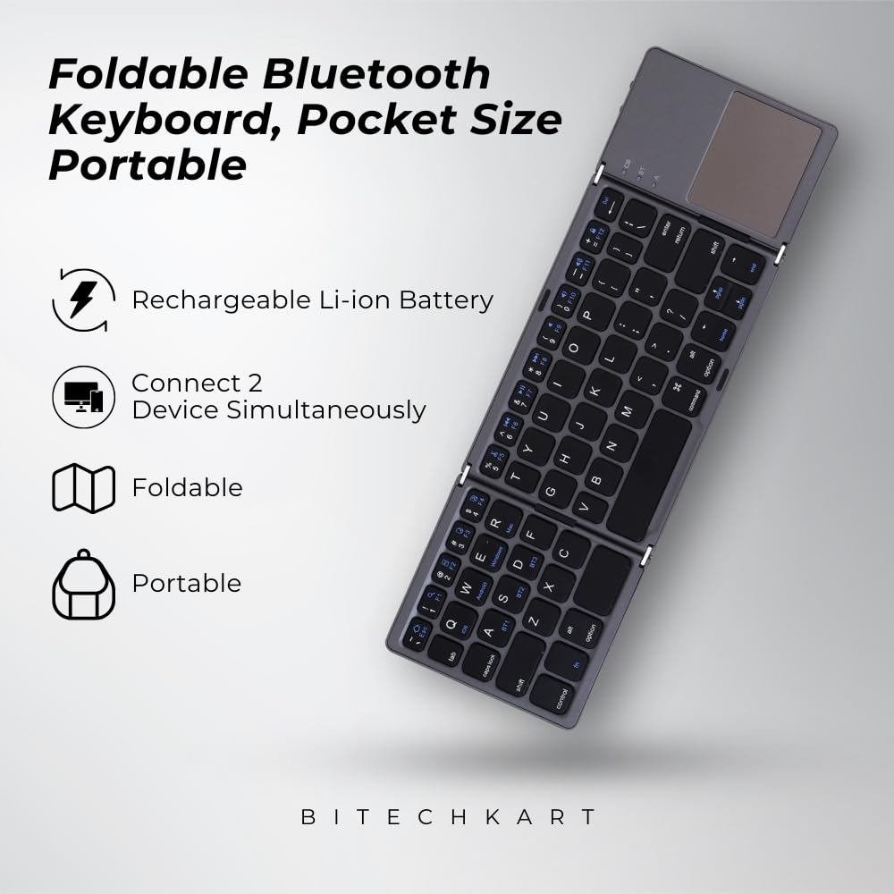 FOLDABLE BLUETOOTH KEYBOARD