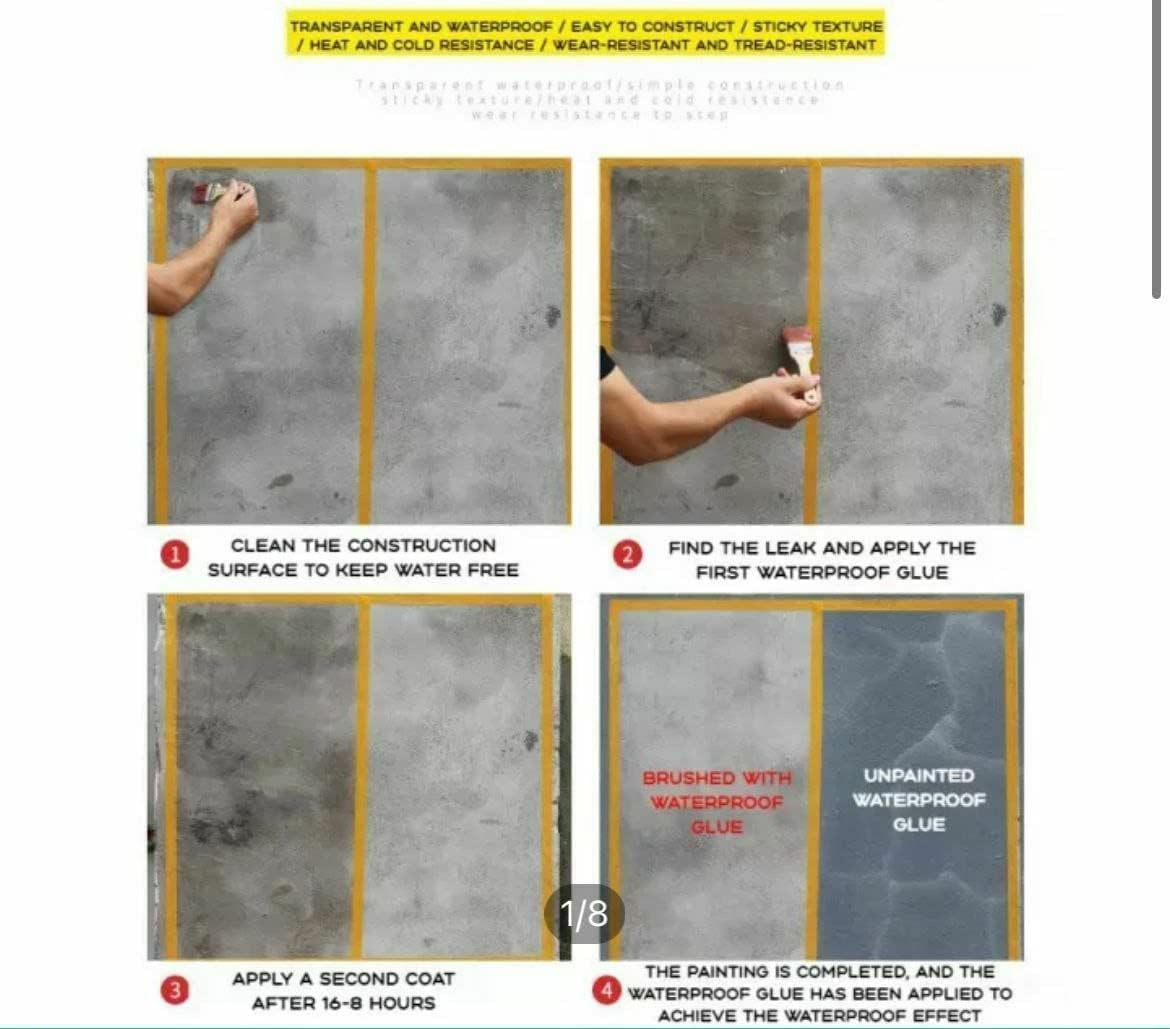 Transparent Waterproof Adhesive Glue With Brush