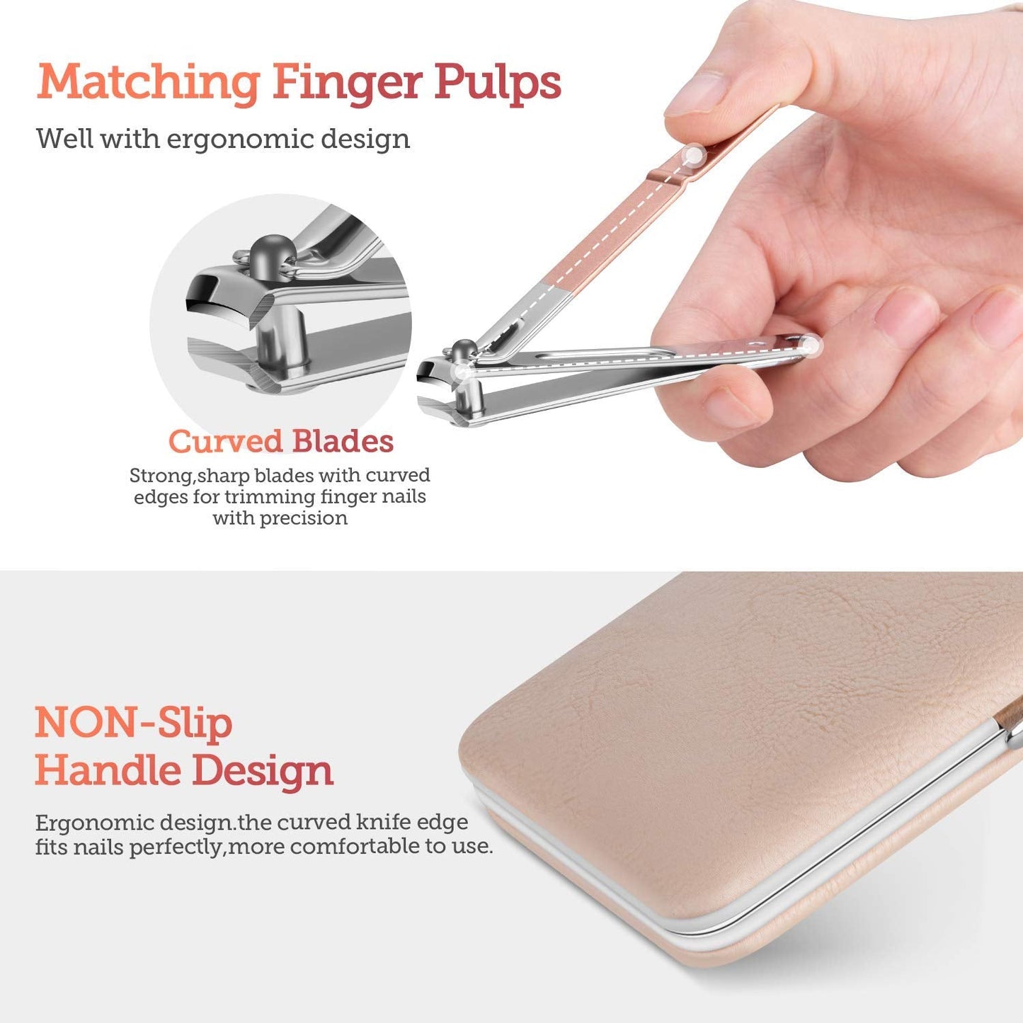 18-in-1 Multi-Tool Set | Rose Gold Tool Kit | Stainless Steel Tool Set | Compact Repair Tool Kit