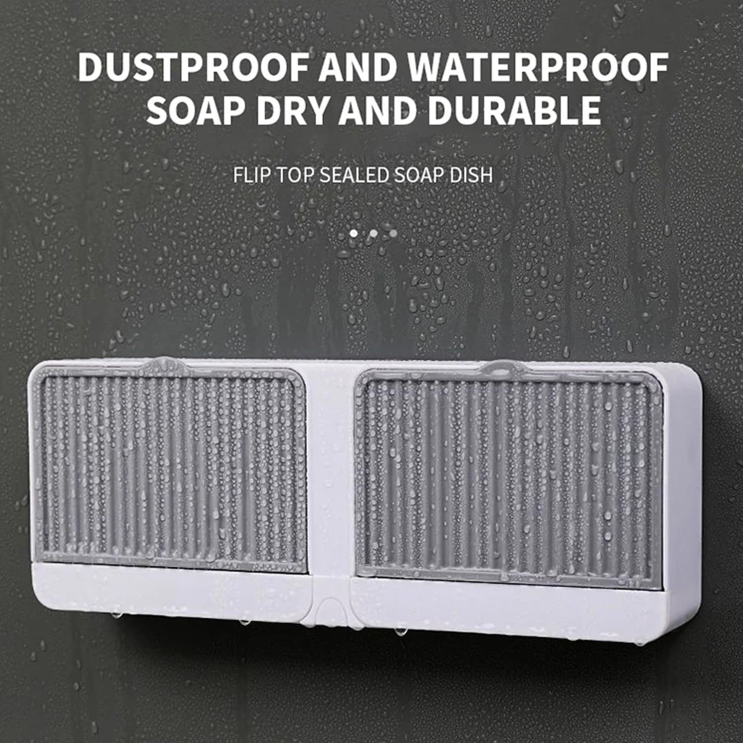 WALL MOUNTED DOUBLE LAYER SOAP BOX