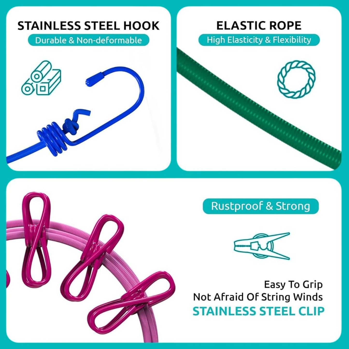 CLOTH LINE WITH CLIP
