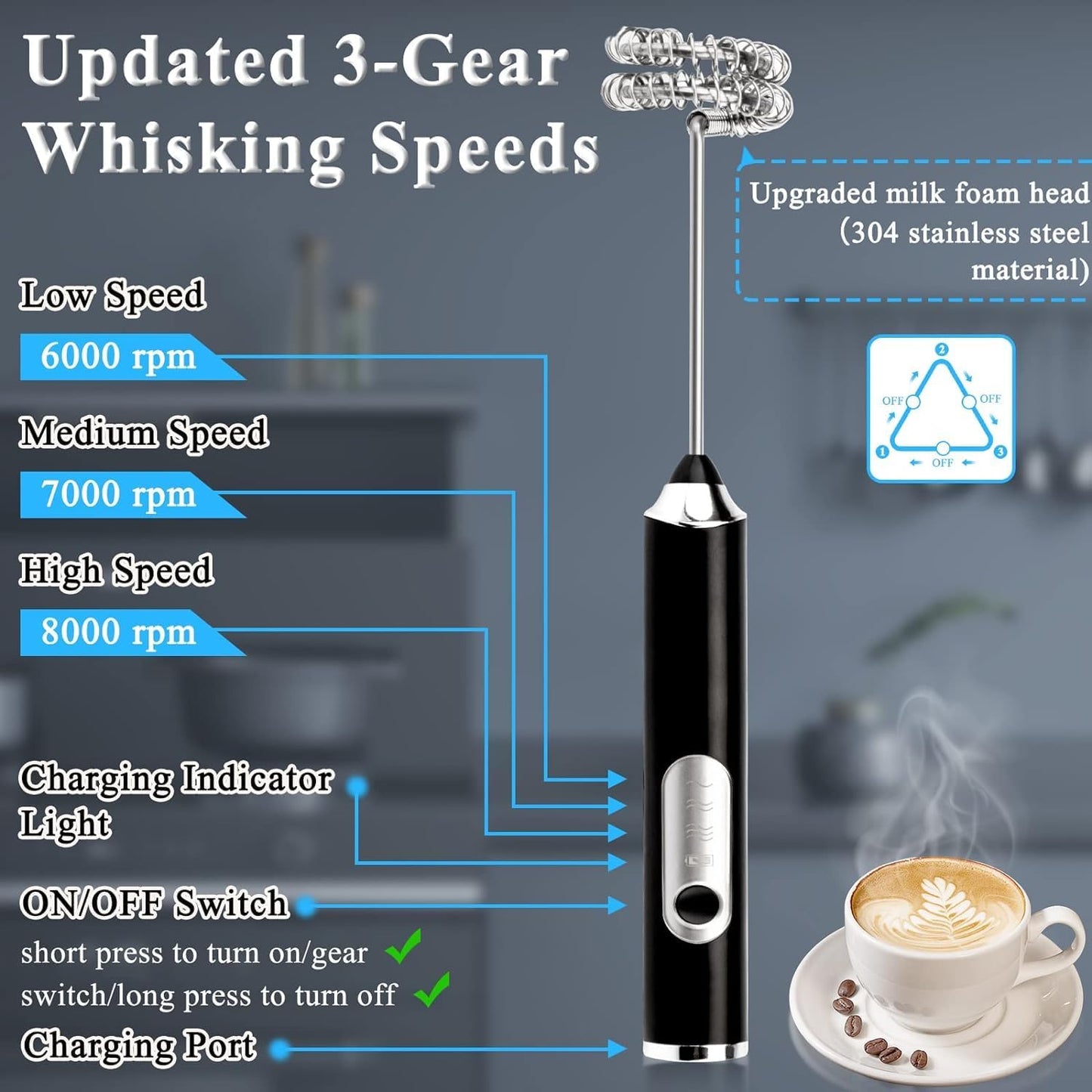 USB MILK FROTHER