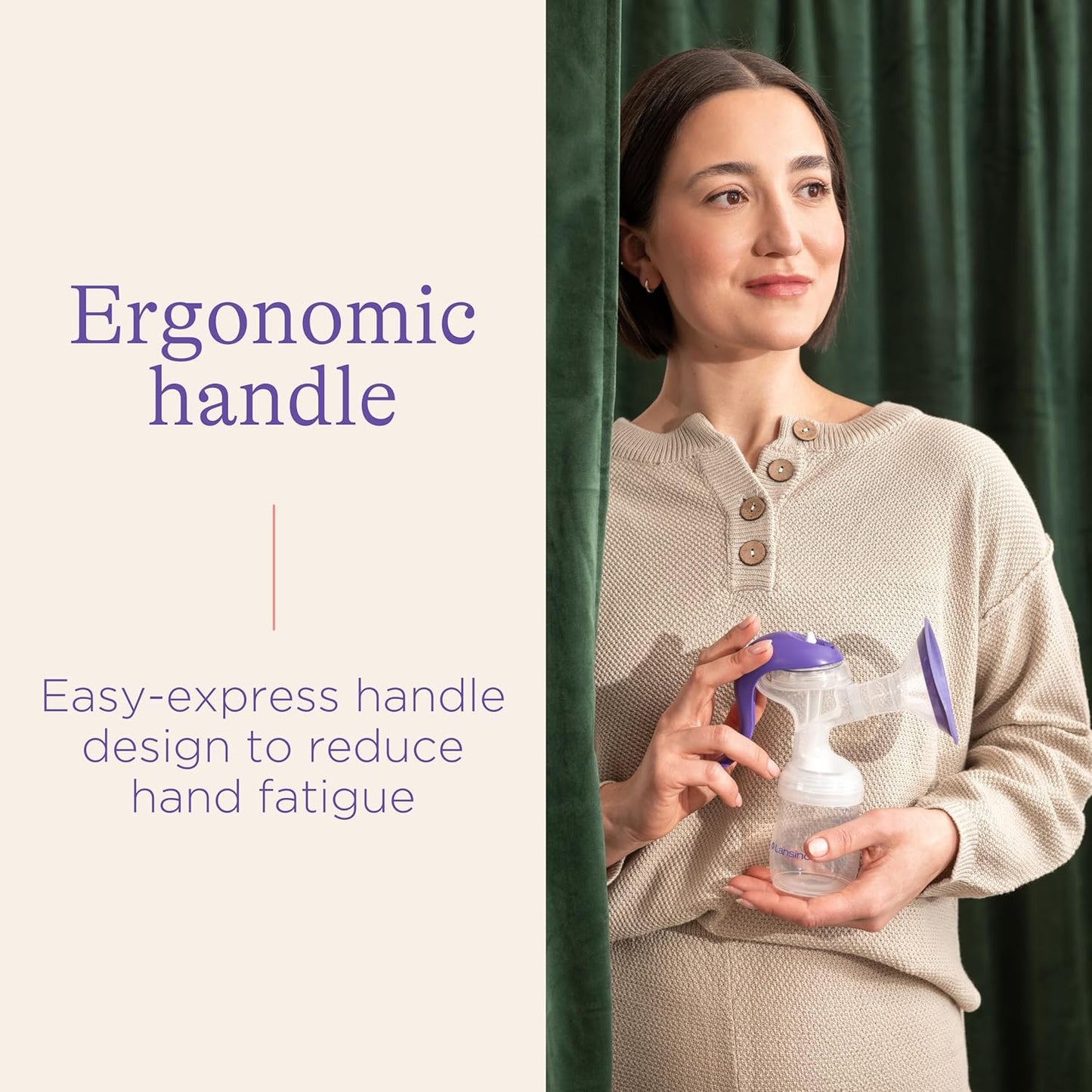 Premium Manual Breast Pump – Safe, Portable & Comfortable for Moms