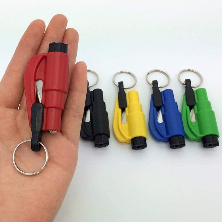 3 IN 1 SUPER MINI SAFETY WINDOW GLASS BREAKER