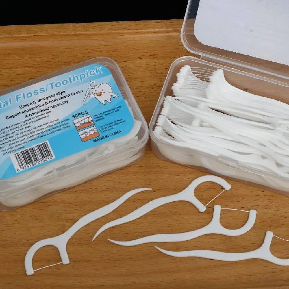 Toothpick Dental Floss | 2-in-1 Flosser & Toothpick