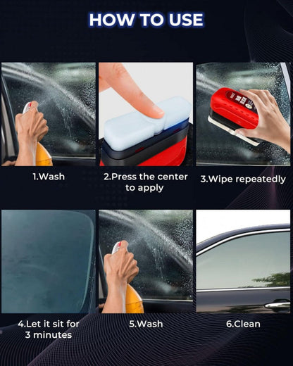 AUTOMOTIVE OIL FILM CLEANING BRUSH