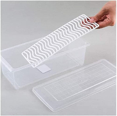 (2 PIECE ) FOOD STORAGE CONTAINER WITH REMOVABLE DRAIN PLATE