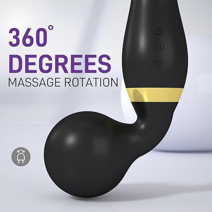 Double vibration body massager