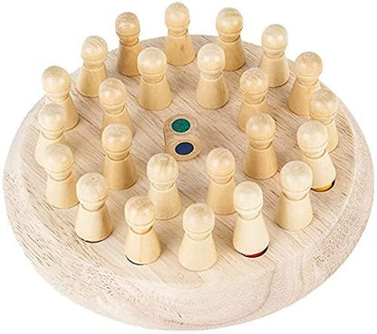 Wooden Memory Match Stick Chess Game