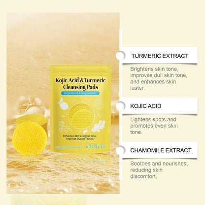 Kojic Acid and Turmeric Cleansing Pads