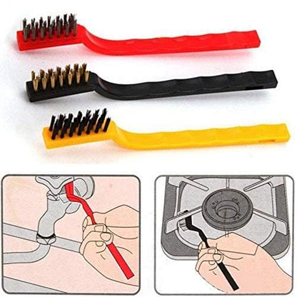 3 Pcs Mini Wire Brush Cleaning Tool Kit