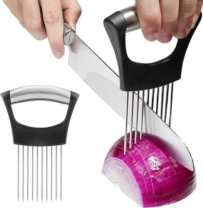 Stainless Steel Onion Holder for Slicing