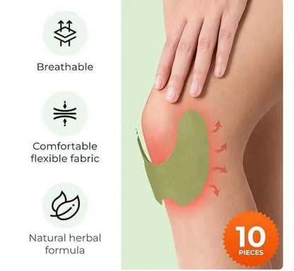 HealPatch™ - Natural Knee Pain Relief Patches - Pack of 10 🌿🦵