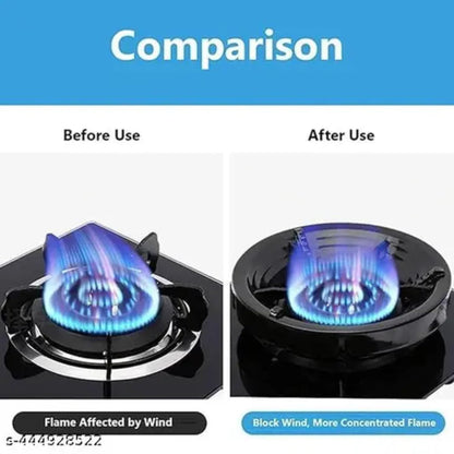 Gas Saver Burner Stand | Energy-Saving Gas Stove Support | Wind Shield Gas Saver