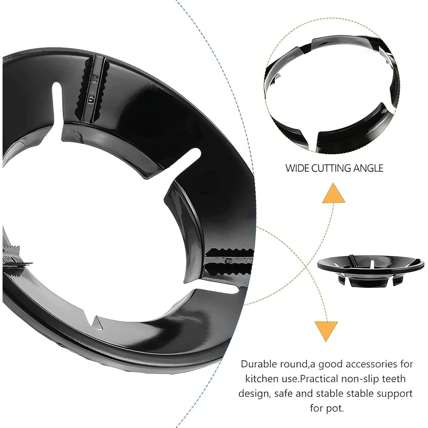 Gas Saver Burner Stand | Energy-Saving Gas Stove Support | Wind Shield Gas Saver