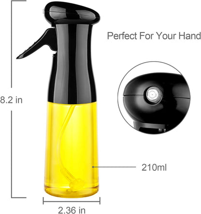 Oil Sprayer for Cooking | Glass Olive Oil Mister | Kitchen Oil Dispenser | Air Fryer Oil Spray Bottle