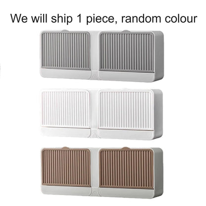 WALL MOUNTED DOUBLE LAYER SOAP BOX
