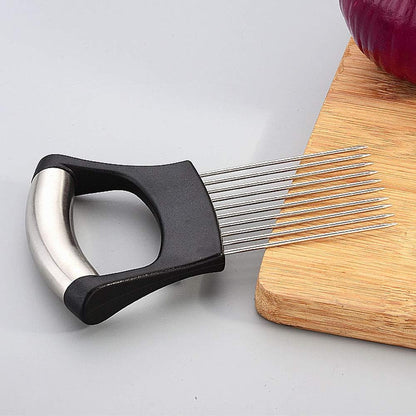 Stainless Steel Onion Holder for Slicing
