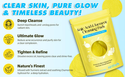 Kojic Acid and Turmeric Cleansing Pads