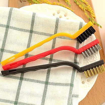 3 Pcs Mini Wire Brush Cleaning Tool Kit