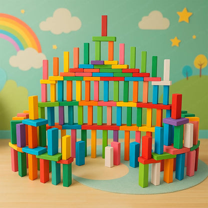 120 PCS - WOODEN DOMINO SET