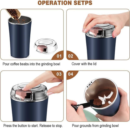 Electric Coffee Grinder 4 Blade
