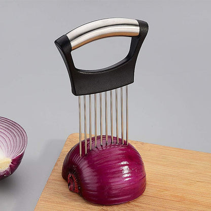 Stainless Steel Onion Holder for Slicing
