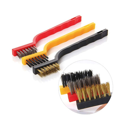 3 Pcs Mini Wire Brush Cleaning Tool Kit