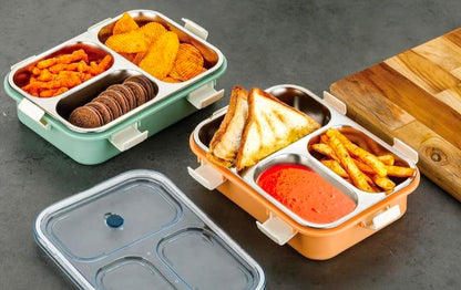 Stainless Steel 3 Compartments Lunch Box