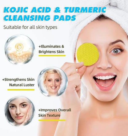 Kojic Acid and Turmeric Cleansing Pads