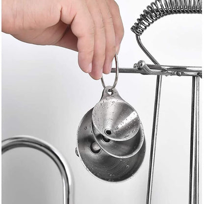 Steel Funnel 3Pcs With Brush Set
