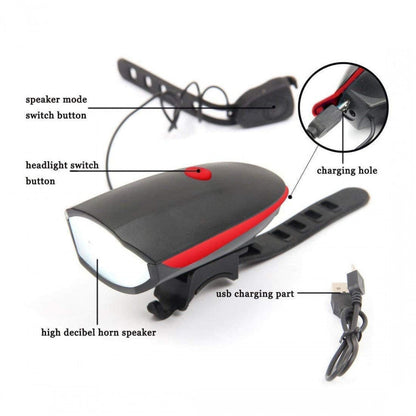 RECHARGEABLE BICYCLE LED LIGHT