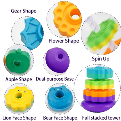 Baby Spinning Stacking Toys for Toddlers