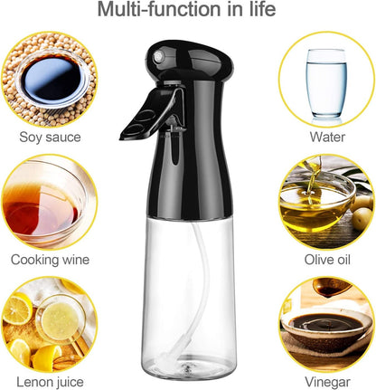 Oil Sprayer for Cooking | Glass Olive Oil Mister | Kitchen Oil Dispenser | Air Fryer Oil Spray Bottle