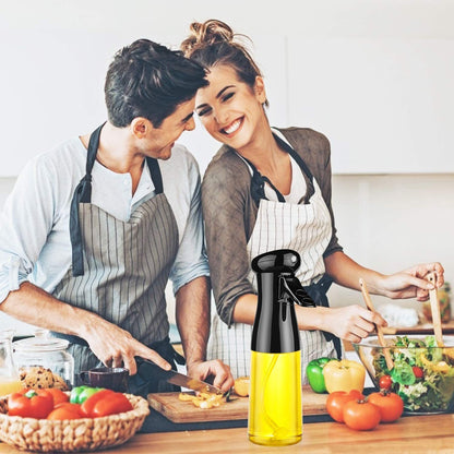 Oil Sprayer for Cooking | Glass Olive Oil Mister | Kitchen Oil Dispenser | Air Fryer Oil Spray Bottle