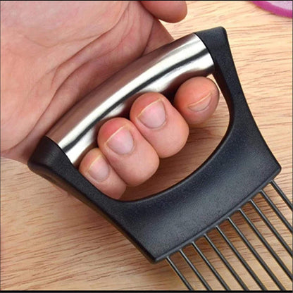 Stainless Steel Onion Holder for Slicing