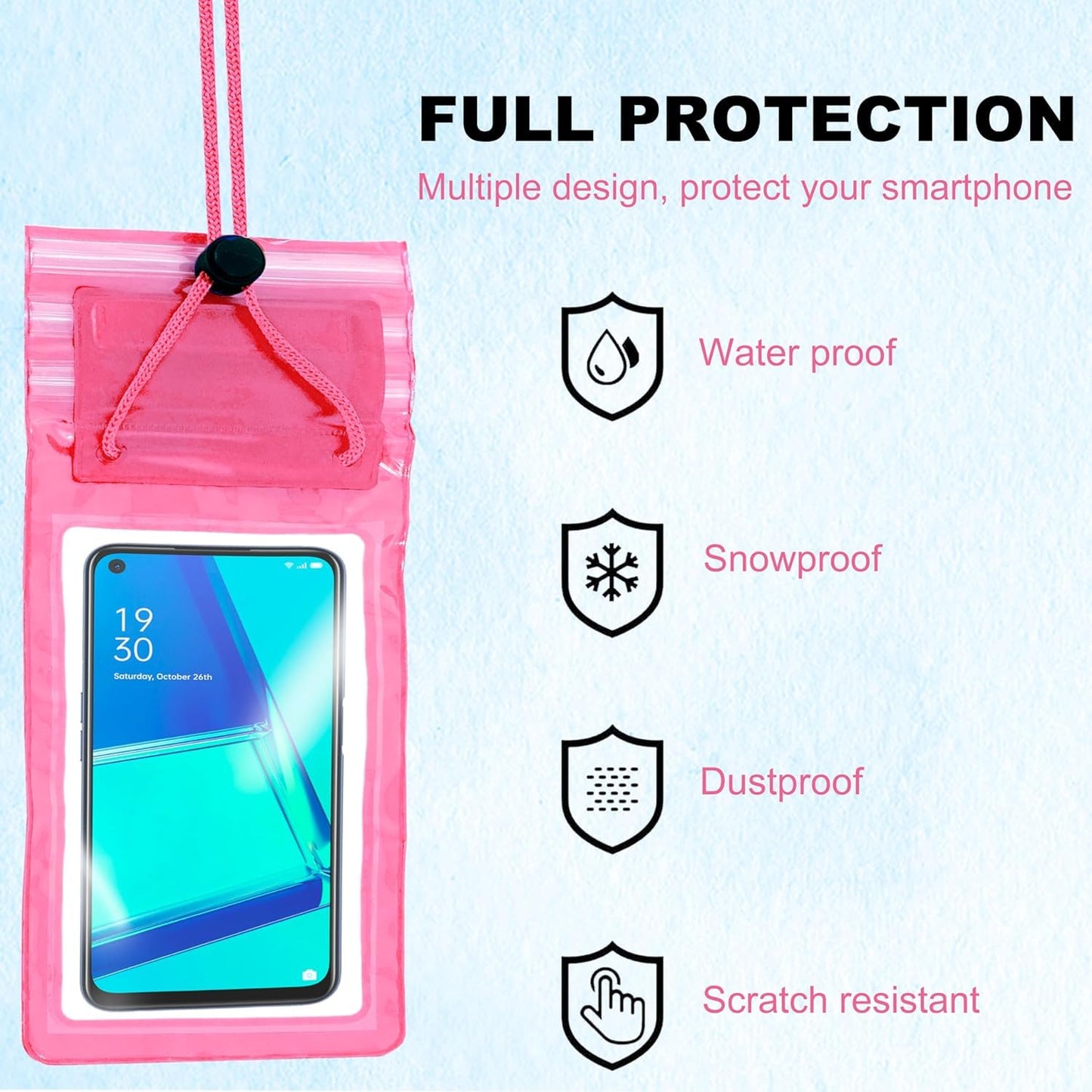 Universal Waterproof Sealed Mobile Pouch