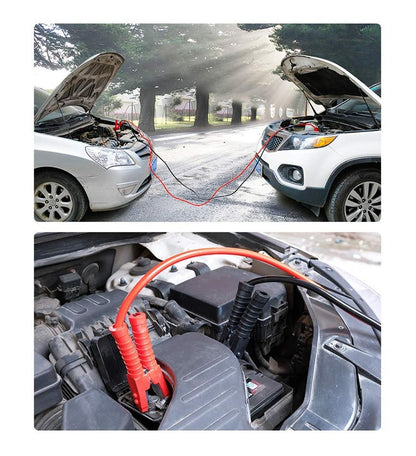 Car Heavy Duty Auto Jumper Cable, Battery Booster Wire Alligator With Clamps, Emergency Use 7ft, 500 AMP Car Battery Charging/Booster Cable,