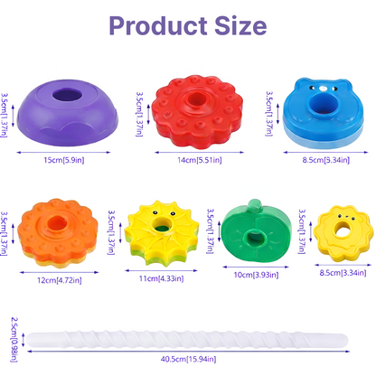 Baby Spinning Stacking Toys for Toddlers