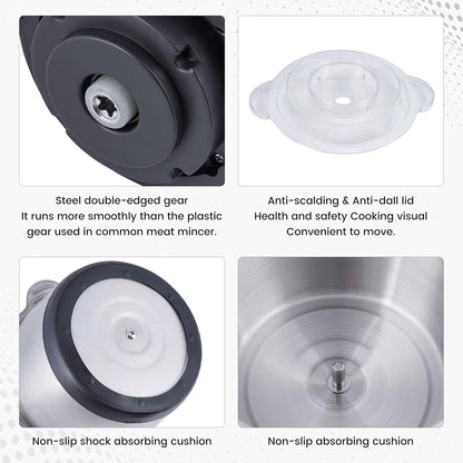 2Ltr Stainless Steel Meat Grinder