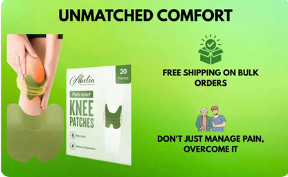 HealPatch™ - Natural Knee Pain Relief Patches - Pack of 10 🌿🦵