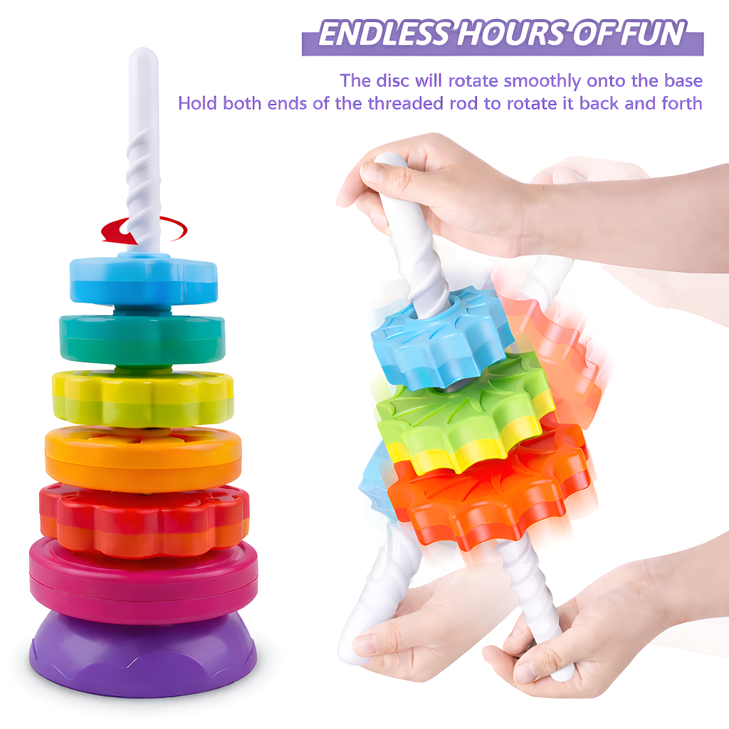 Baby Spinning Stacking Toys for Toddlers